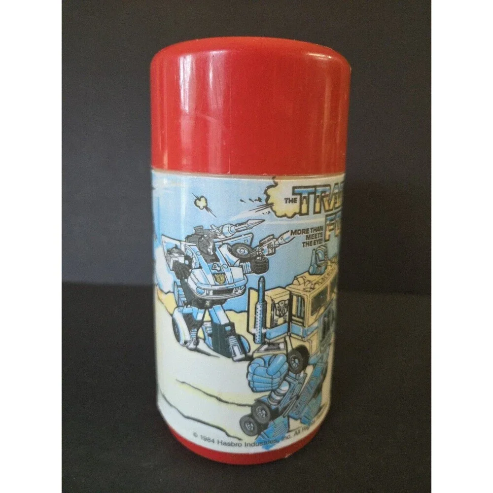 1984 Transformers Aladdin Lunch Bottle Vintage For Lunchbox Good Used Condition